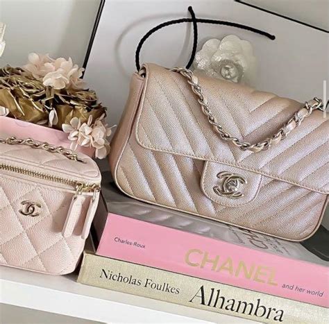 chanel 17b rose gold mini|Chanel handbags.